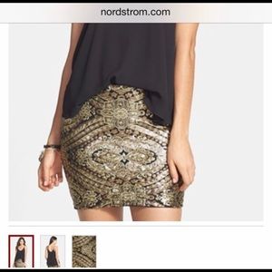 sequence skirt Lily white